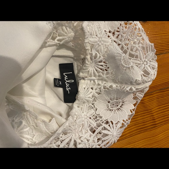 Lulus mini white body con dress - Picture 2 of 3